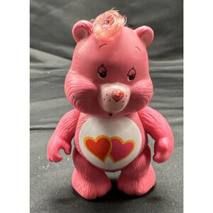 Vintage Care Bears Kenner Love-a-Lot Bear Hearts Poseable Figure